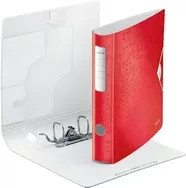 Leitz Ordner Active WOW DIN A4 aus Kunststoff mit 2 Bügeln, Rot, Rückenbreite: 65 mm - Bild 2