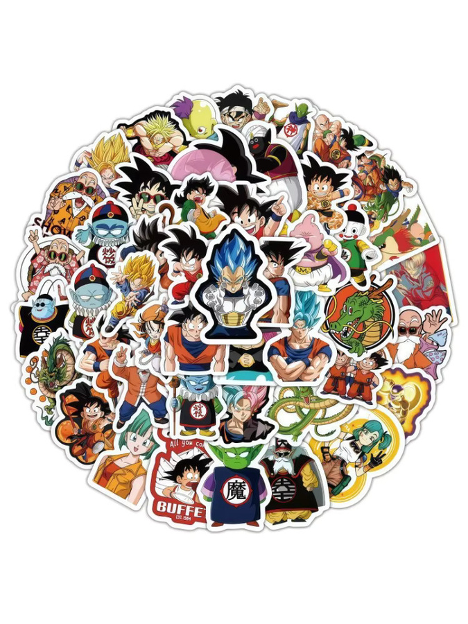 Dragon Ball Aufkleber, Cartoon Anime Super Saiyan, 100 Stück - Bild 3