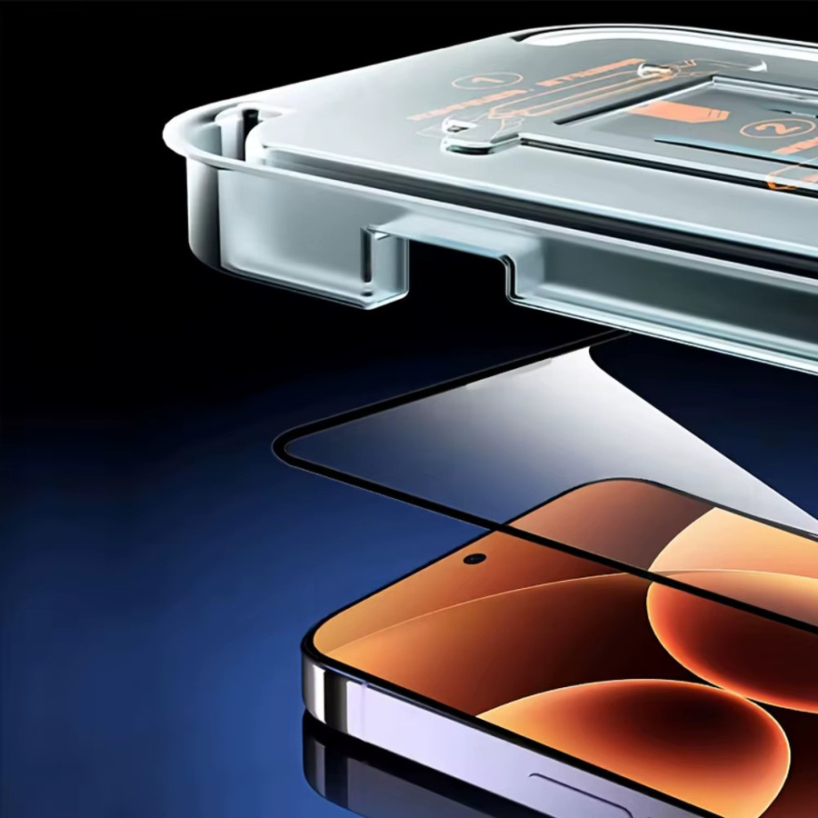 2 Stück Full Cover Displayschutzfolie aus gehärtetem Glas für Xiaomi Poco F8 F7 Ultra F6 F5 Pro und Poco X7 X6 X5 Pro, transparent - Bild 2