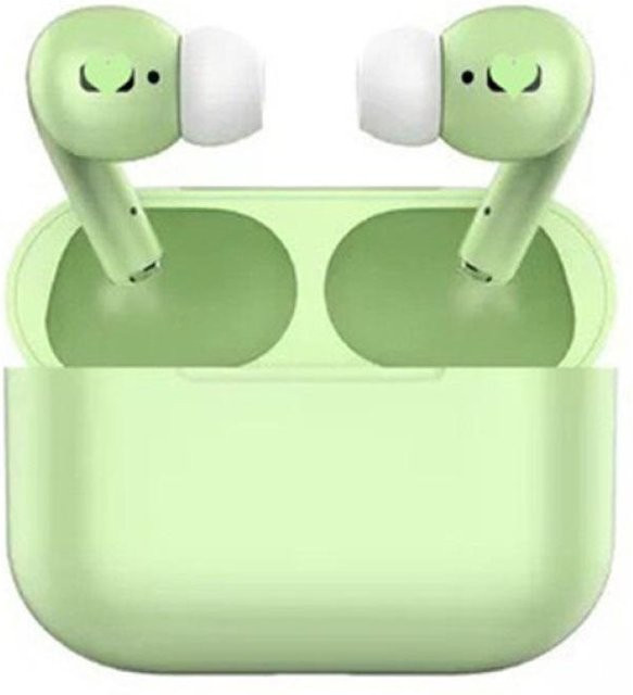 AlongChoice Kabellose In-Ear-Ohrhörer mit Geräuschunterdrückung und HiFi-Stereomusik in Grün - Bild 1