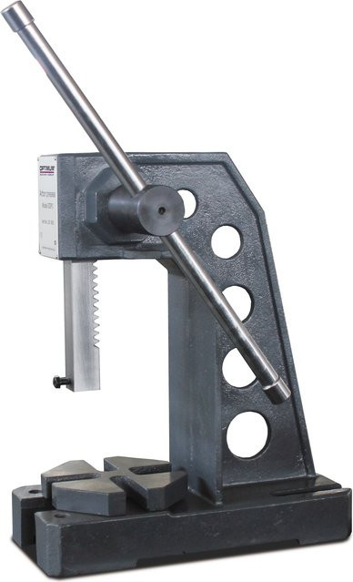 Optimum Präzisions-Drehdornpresse DDP 10 in Grau aus Grauguss mit einer Hebellänge von 340 mm - Bild 1
