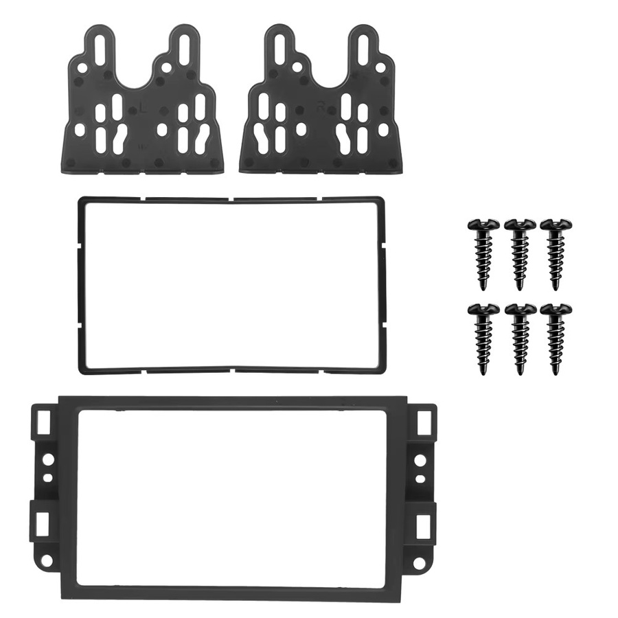 Faszinienverkleidung für Chevrolet Capaci und Epica 2006–2011, 2-Din Autoradio Einbaurahmen und DVD-Player Installationskit, Schwarz - Bild 5