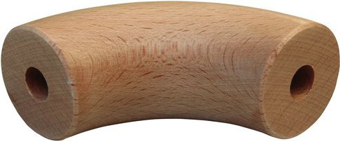 ALPERTEC Handlaufbogen aus Buchenholz in Braun, Breite: 4,24 cm, Länge: 17 cm - Bild 1