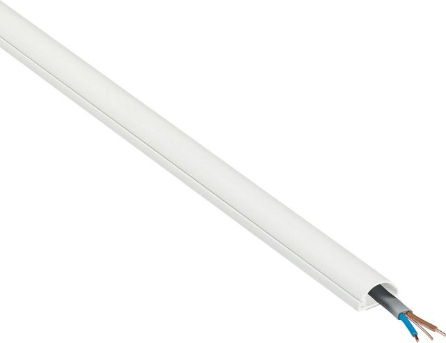 D-Line Kabelkanal aus Kunststoff in Weiß, B: 2 cm, H: 1 cm, Länge: 2 m - Bild 1