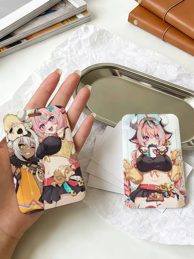 Varesa Genshin Impact Fanart Ausweishalter mit Klarsichtfenster für ID-Karten und Kreditkarten in Multicolour - Bild 5