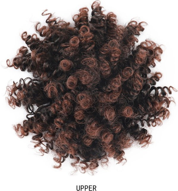 ZOLIN Afro Puff Haarteil, Synthetisch, Lockig, Damen - Bild 1