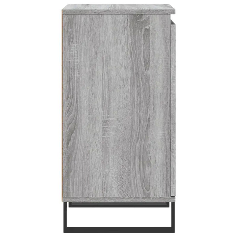 Vidaxl Kommode Modern in Grau aus Holzwerkstoff und Metall, B/T/H: 40 x 35 x 70 cm - Bild 2