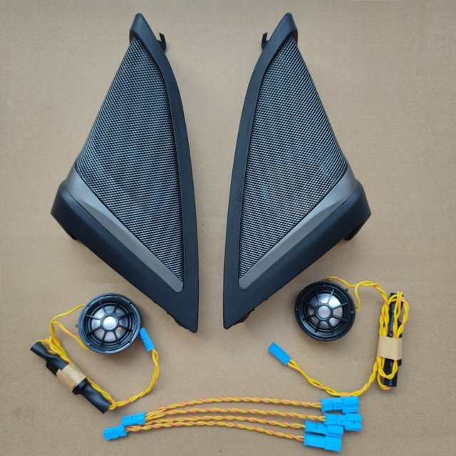 Original Head Treble Musik Upgrade Kit für BMW G30 5er Autotür-Lautsprecher und Hochtöner mit Abdeckung in Schwarz - Bild 1
