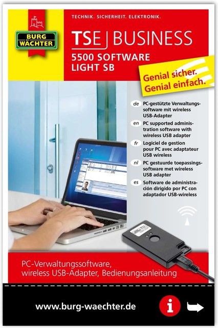 Burg Wächter Software Light TSE 5500 für Windows - Bild 1