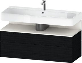 Duravit Waschtischunterschrank Qatego in Weiß Matt, Wandhängend, B/T/H: 119 x 47 x 59 cm - Bild 1