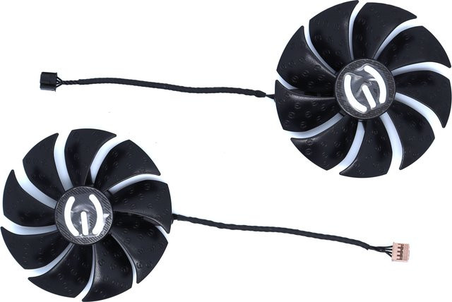 EVGA Video-GPU-Kühler Grafikkarten-Lüfter in Black für GeForce RTX 3050 XC 8G, 3060 12GB und 3060 Ti XC LHR, Modell PLA09215S12H - Bild 1