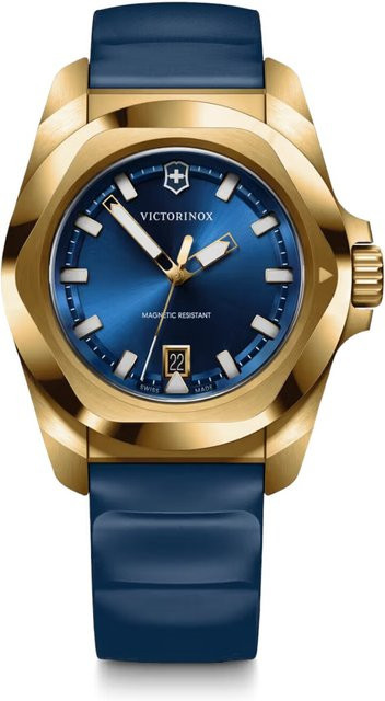 Victorinox Herrenuhr I.N.O.X, Quarz, Edelstahl, 41 mm, Blau, 20 ATM - Bild 1