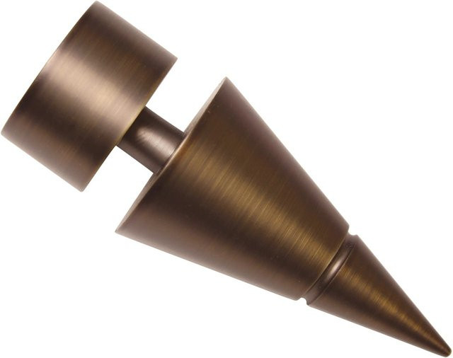 Gardinia Windsor Kegel Endstück für Ø 25 mm in Bronze, 2er Pack - Bild 1