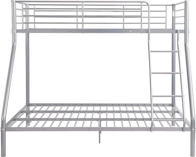 Vente-unique Etagenbett Elevatio aus Metall in Grau-silber, Höhe: 199 cm - Bild 1