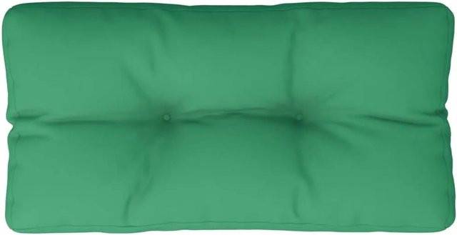 vidaXL Palettenkissen Grün aus Polyester, wasserabweisend und UV-beständig, B/T/H: 70 x 40 x 12 cm - Bild 1