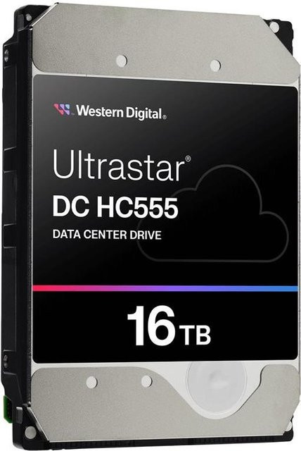 Western Digital Ultrastar DC HC555 HDD Datencenter 16TB SATA 6Gb/s 7200 rpm 512MB Puffer 3,5 Zoll Silber - Bild 1