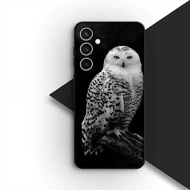 Handyhülle mit Adler und Eule Motiv für Samsung Galaxy A-Serie in Grau - Bild 1