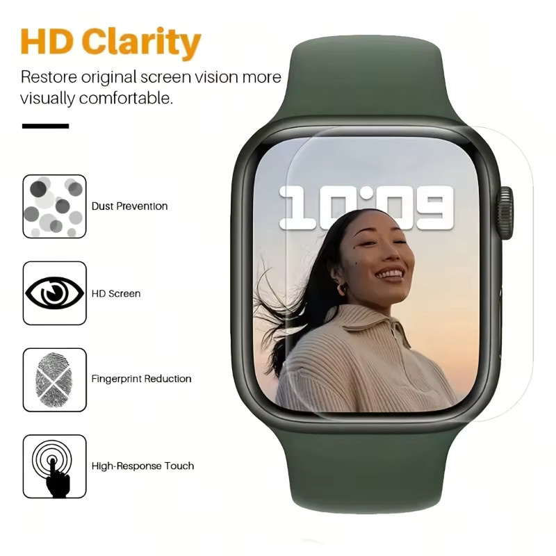 Schutzfolie Titanfolie aus gehärtetem Glas, Apple Watch Ultra 2 49mm, Ultra 3 49mm - Bild 6