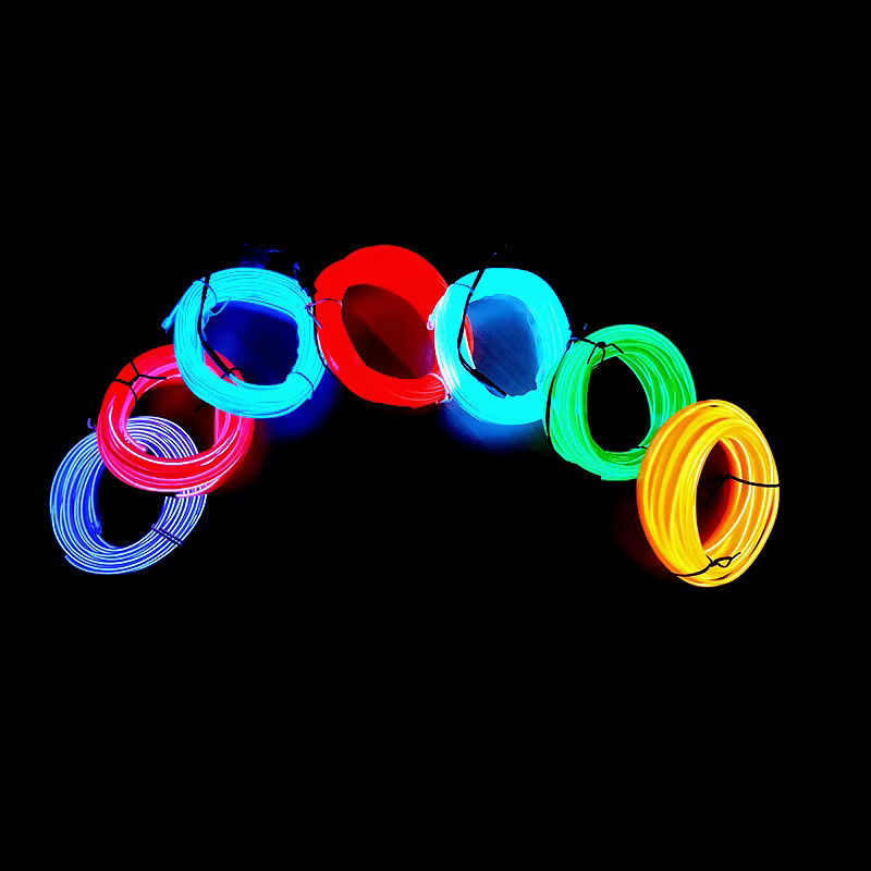 Neon LED USB Ambient Light Streifen für die Auto Innenraumbeleuchtung in Kaltweiß - Bild 3