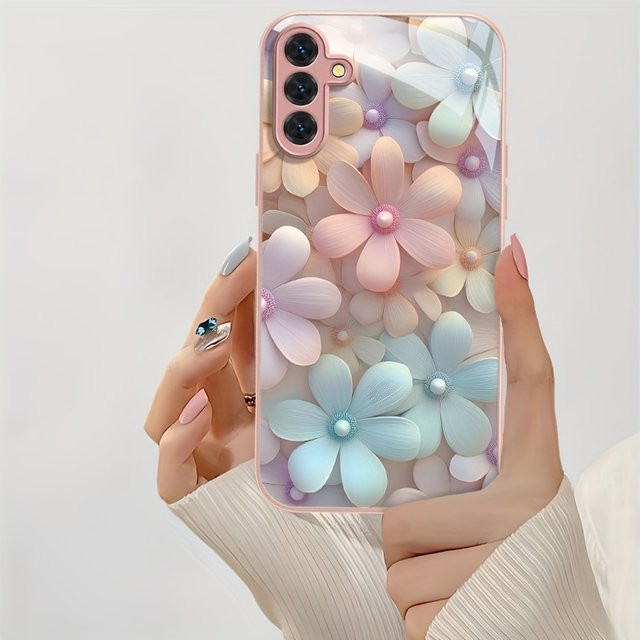 Handyhülle aus gehärtetem Glas für Samsung Galaxy S25 Ultra S24 S23 S22 Plus S21 FE S20 A56 5G A55 A54 A36 A34 A17 A16 A53 A52S in Multicolour - Bild 1