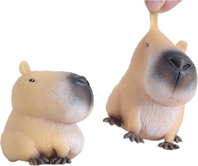 SONGYI Chubby Capybara Squeeze Toy, Fidget Toy, Braun - Bild 1