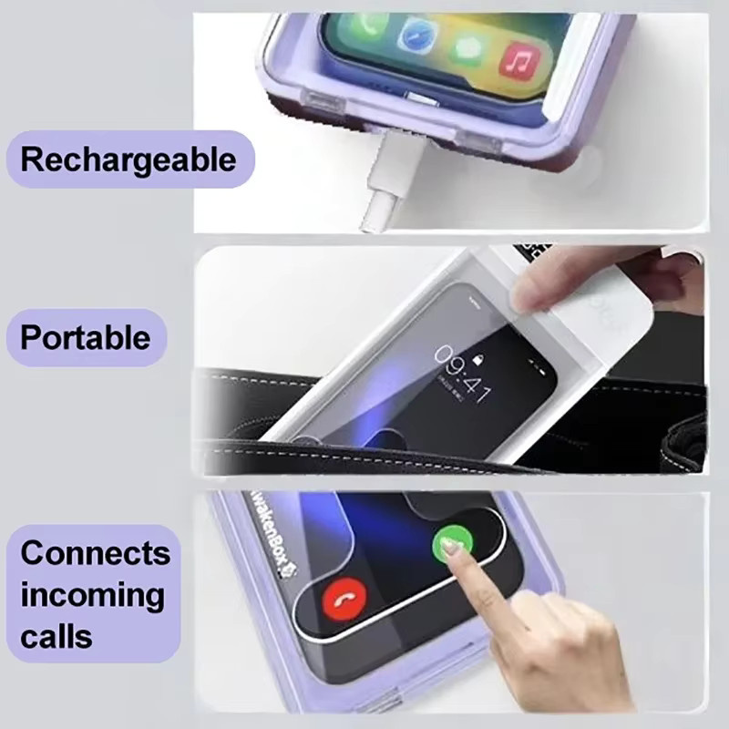 T-förmiges Handy-Schließfach mit Timer und LCD-Display in Schwarz zur Förderung der Selbstdisziplin - Bild 5