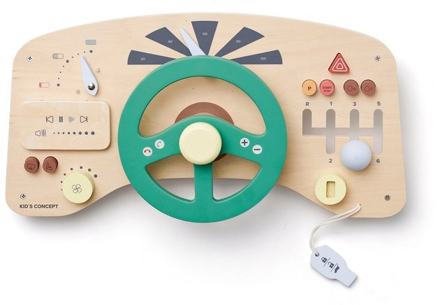 Kids Concept Aktivitätsspiel Auto Aiden, Fahrzeuge, Holz, ab 1 Jahr - Bild 1