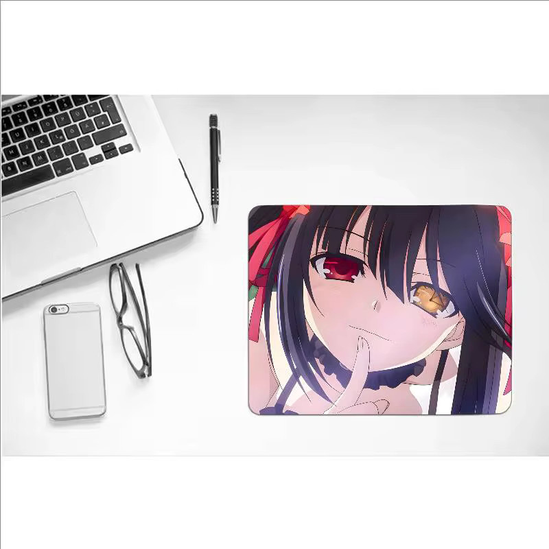 Moetch Mauspad Kurumi Tokisaki Anime Cartoon Design, rutschfestes Schreibtischpad in Multicolour - Bild 5