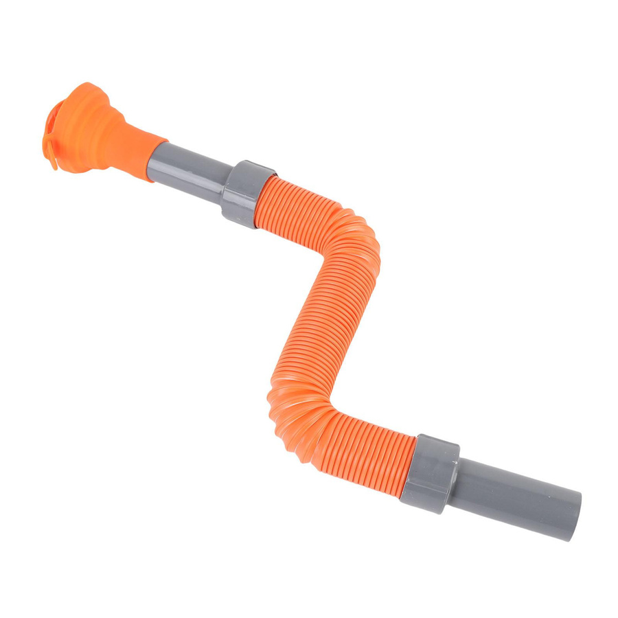 Fishine Ausziehbarer Camping Wasserbefüllschlauch für Campingeimer, Orange, 1 m - Bild 1