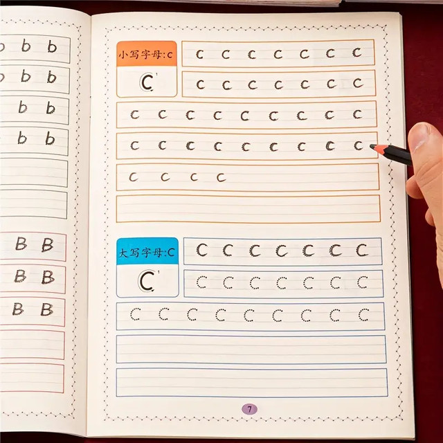 Art Farmer Schreibübungsbuch für Kinder mit 32 Seiten, Alphabet-Tracing-Arbeitsbuch für die Vorschule in Multicolour - Bild 1