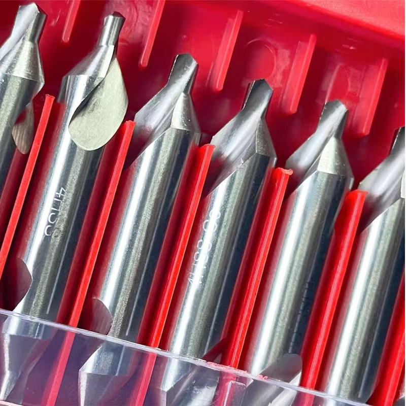 10er Set HSS Zentrierbohrer Typ A/B 6542 in Silber, Durchmesser 0,4 bis 12 mm, 60 Grad Senker für Drehmaschinen und Metallbearbeitung von YZHOSOOWK - Bild 4