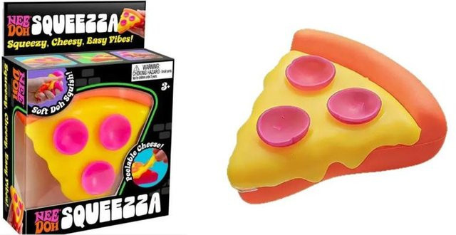 Schylling NeeDoh Peace O' Cake Squishy, Regenbogenkuchen, Stress Fidget Sensorisches Spielzeug - Bild 1