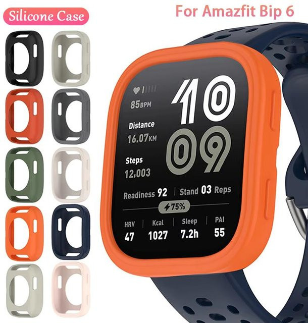 Silikonhülle für Amazfit Bip 6, Schwarz, Unisex - Bild 1