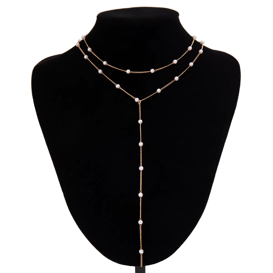 Salircon Halskette, Perle, Gold, Damen - Bild 3