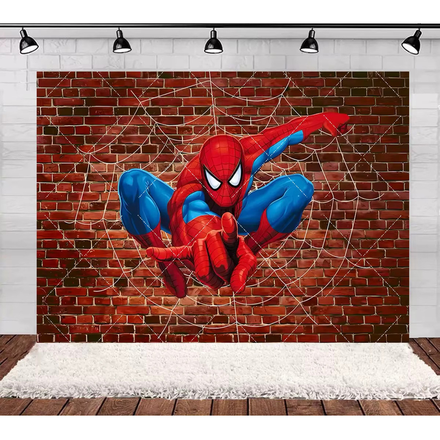 Beast Kingdom Marvel Superhelden Party Dekoration Hintergrund für Kinder, Mehrfarbig, Rechteckig - Bild 2