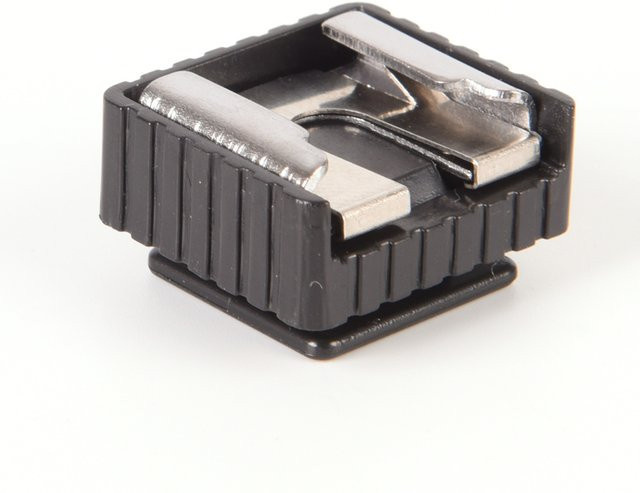 Kamera Blitzschuh Adapter aus Metall mit 1/4 Zoll Schraubgewinde für DSLR und Studio Licht, Schwarz - Bild 1
