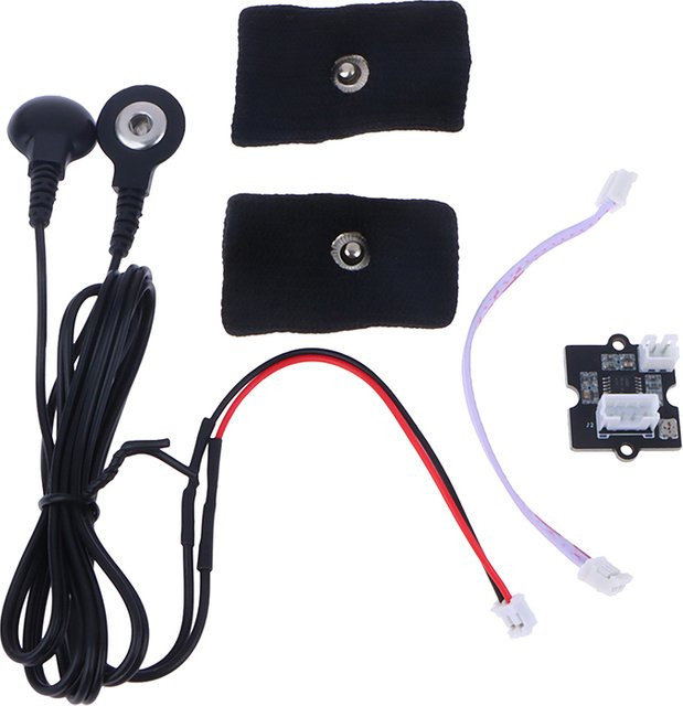 Sommer6 GSR Grove Skin Current Sensing Sensor zur Messung von Hautwiderstand und Leitfähigkeit in Schwarz - Bild 1