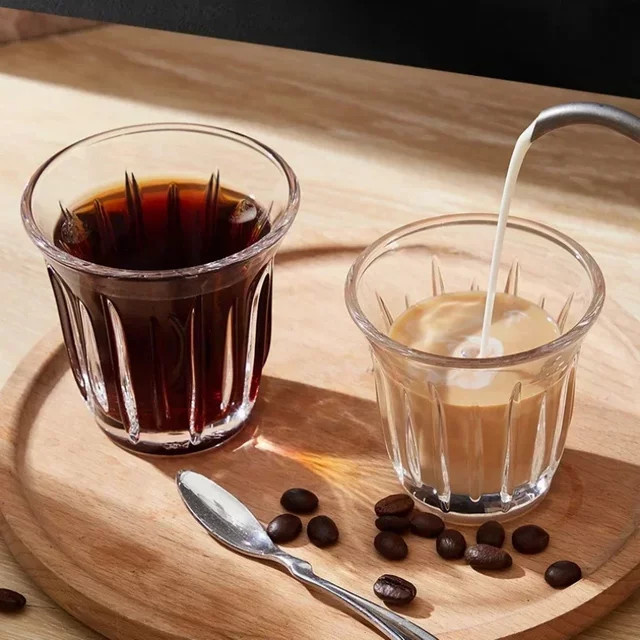 JUSTINLAU 2er Set Hitzebeständige Gläser für Kaffee, Cappuccino und Cocktails, Transparent - Bild 1