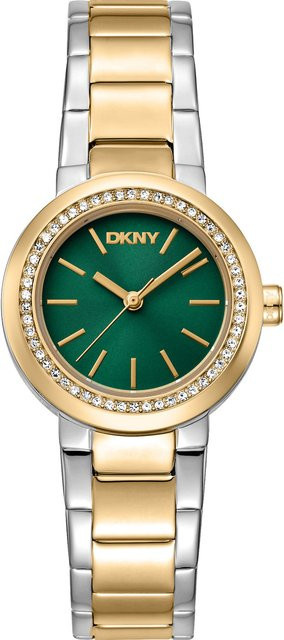 DKNY Armbanduhr Eastside Mini, Quarz, Edelstahl, Two Tone, 28 mm, Damen - Bild 1