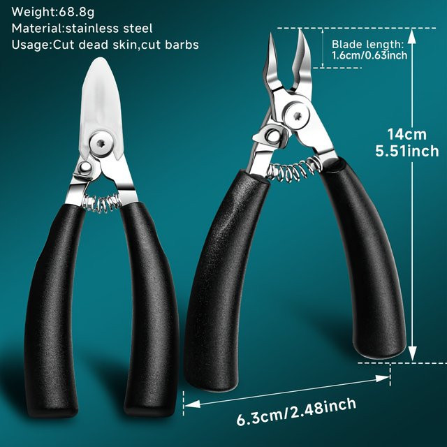 Ouriner Zehennagelknipser, Schwarz, Unisex - Bild 1