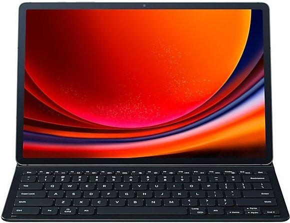 Samsung Book Cover Keyboard Slim für Galaxy Tab S9+ in Schwarz mit Bluetooth-Verbindung - Bild 1