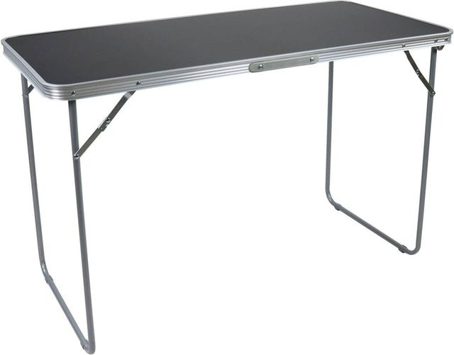 VCM Campingtisch Galdas in Schwarz aus Metall und MDF, B/H/T: 110 x 70 x 53 cm - Bild 1