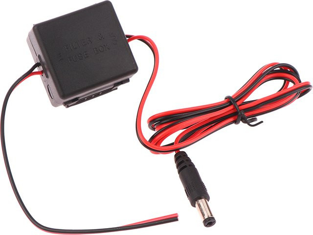 SHIDWJ Spannungsregler DC 24V auf 12V 5A Spannungswandler zur Stromversorgung für Rückfahrkameras und Recorder in Schwarz - Bild 1