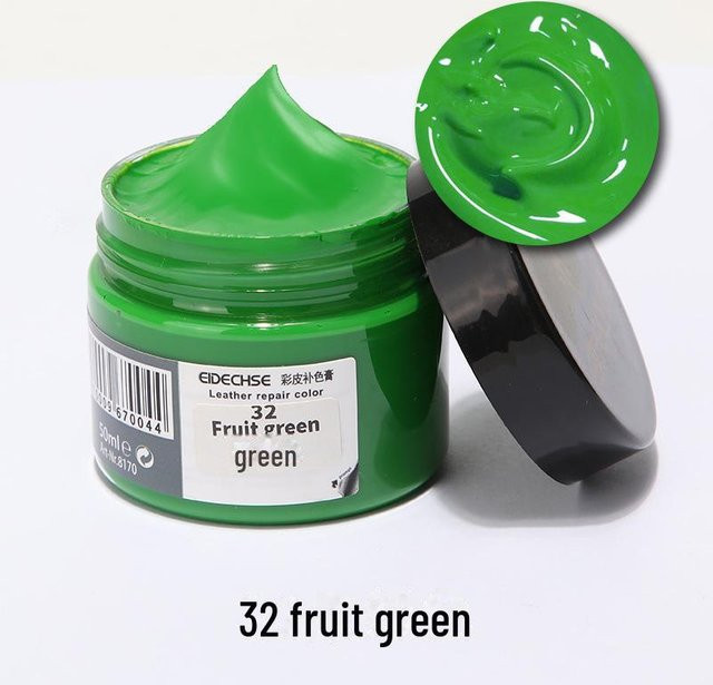 TopSky Lederfarbreparaturcreme in Grün zur Auffrischung von Sofa und Tasche - Bild 1