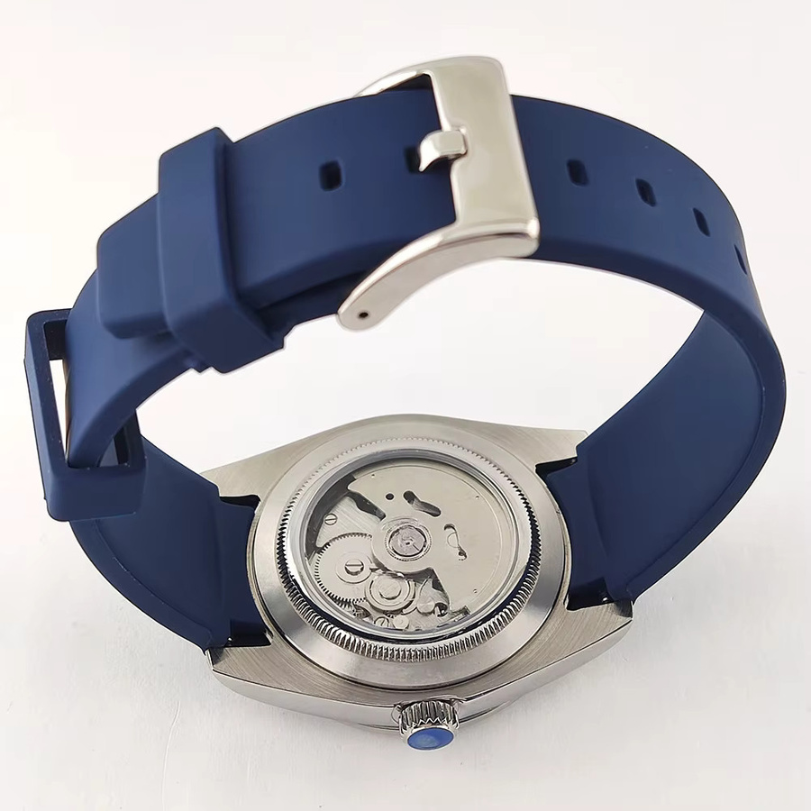 OUMASHI Armbanduhr, Automatik, Edelstahl, Blau, 39 mm, Herren - Bild 3
