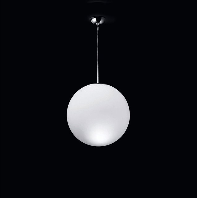 Nemo Lighting Asteroide 30 Pendelleuchte in Chrom und Weiß - Bild 1
