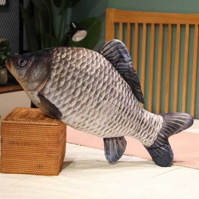 Fisch Plüschtier Karpfen Tilapia, Plüsch / Textil, 80cm, ab 14 Jahren - Bild 1