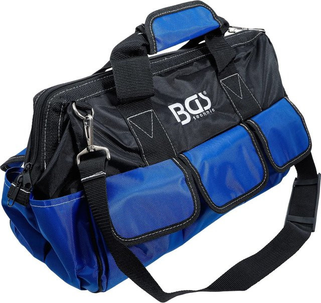 BGS Universal Werkzeugtasche Medium Blau mit Trageriemen B/T/H: 40,6 x 19,0 x 30,0 cm - Bild 1