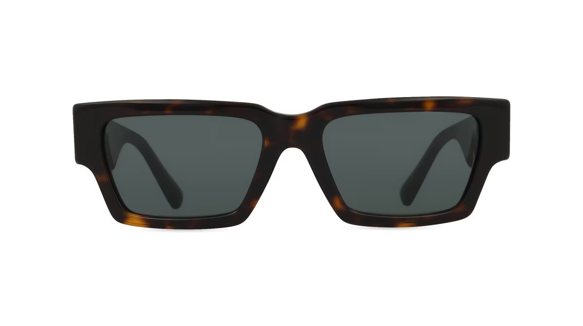 Versace VE4459 Sonnenbrille, Vollrand, Quadratisch, Acetat, Unisex, braun - Bild 1