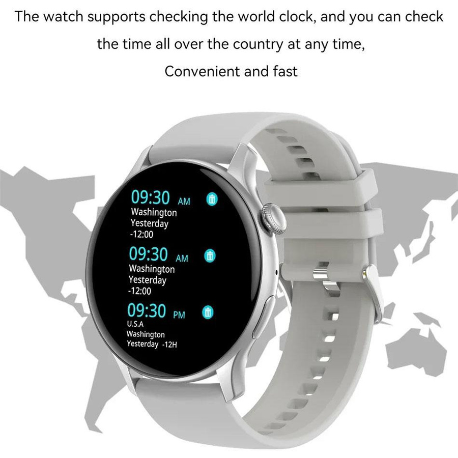Smartwatch Damen, Gold, Milanaise, Zinklegierung, GPS, Bluetooth - Bild 5